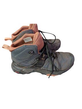 Salomon Womens Ultra 4 Gortex Mid Hiking Boots Size 8.5 Gray/Brown